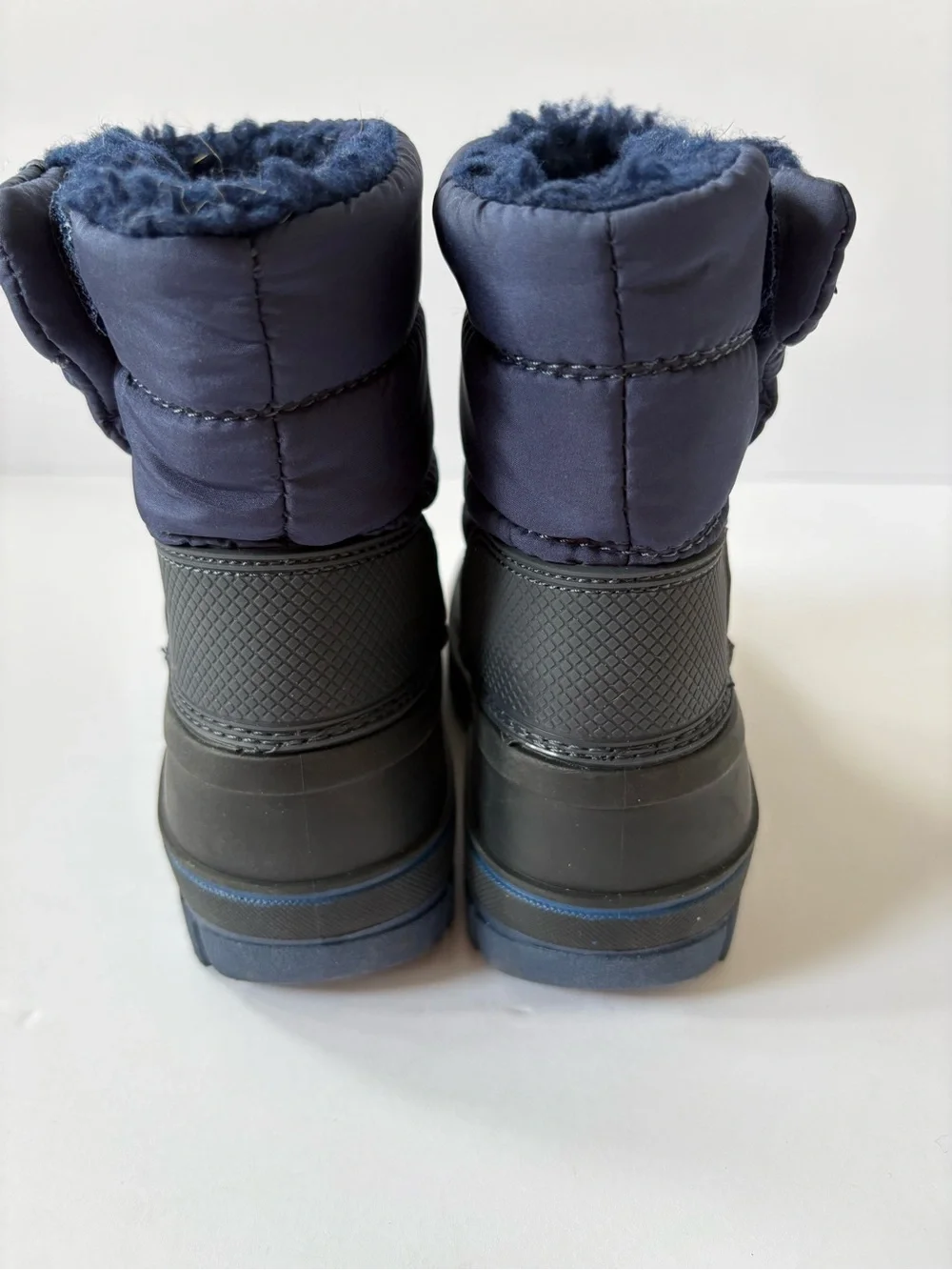 Lands‎ End Waterproof Toddler Snow Boots Insulated Warm Fleece Lined Winter 8